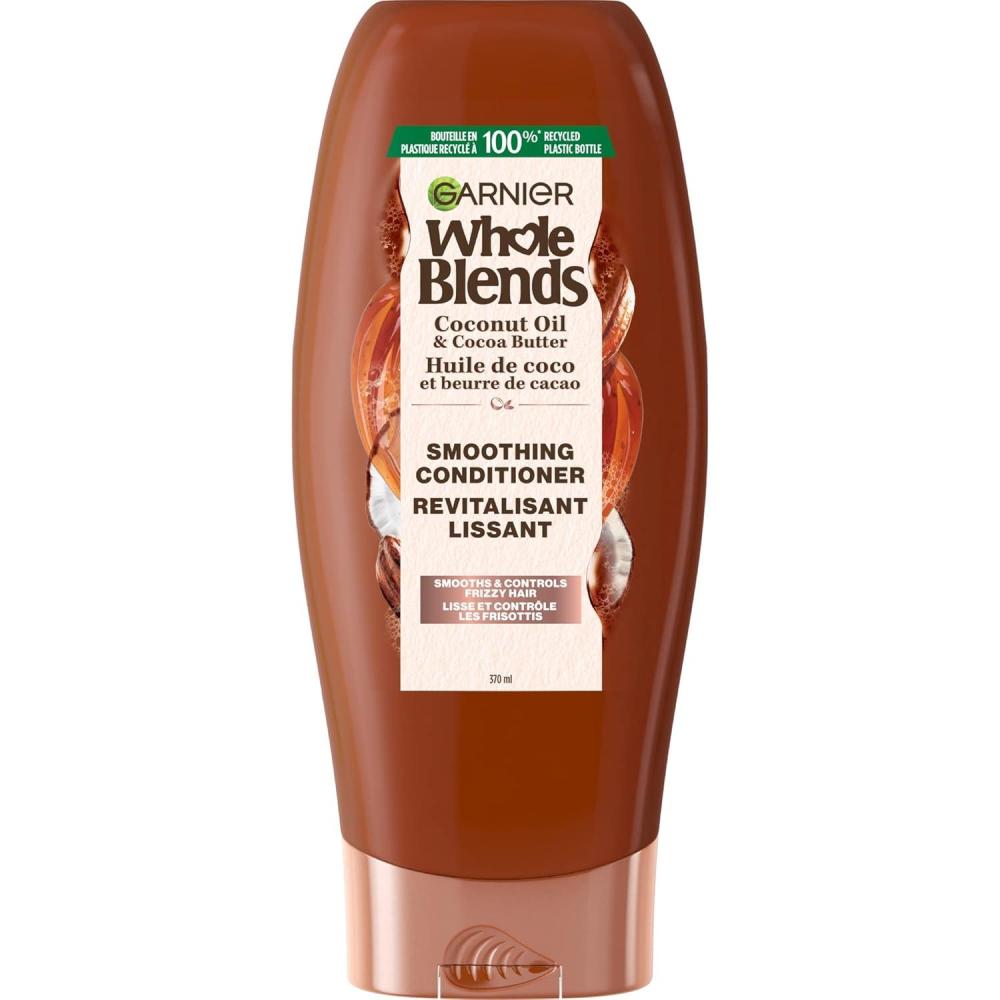 imageGarnier Whole Blends Coconut Oil ampamp Cocoa Butter Smoothing Shampoo for Frizzy Hair 22 Fl Oz 2 Count Packaging May VaryCoconut OilCocoa Butter
