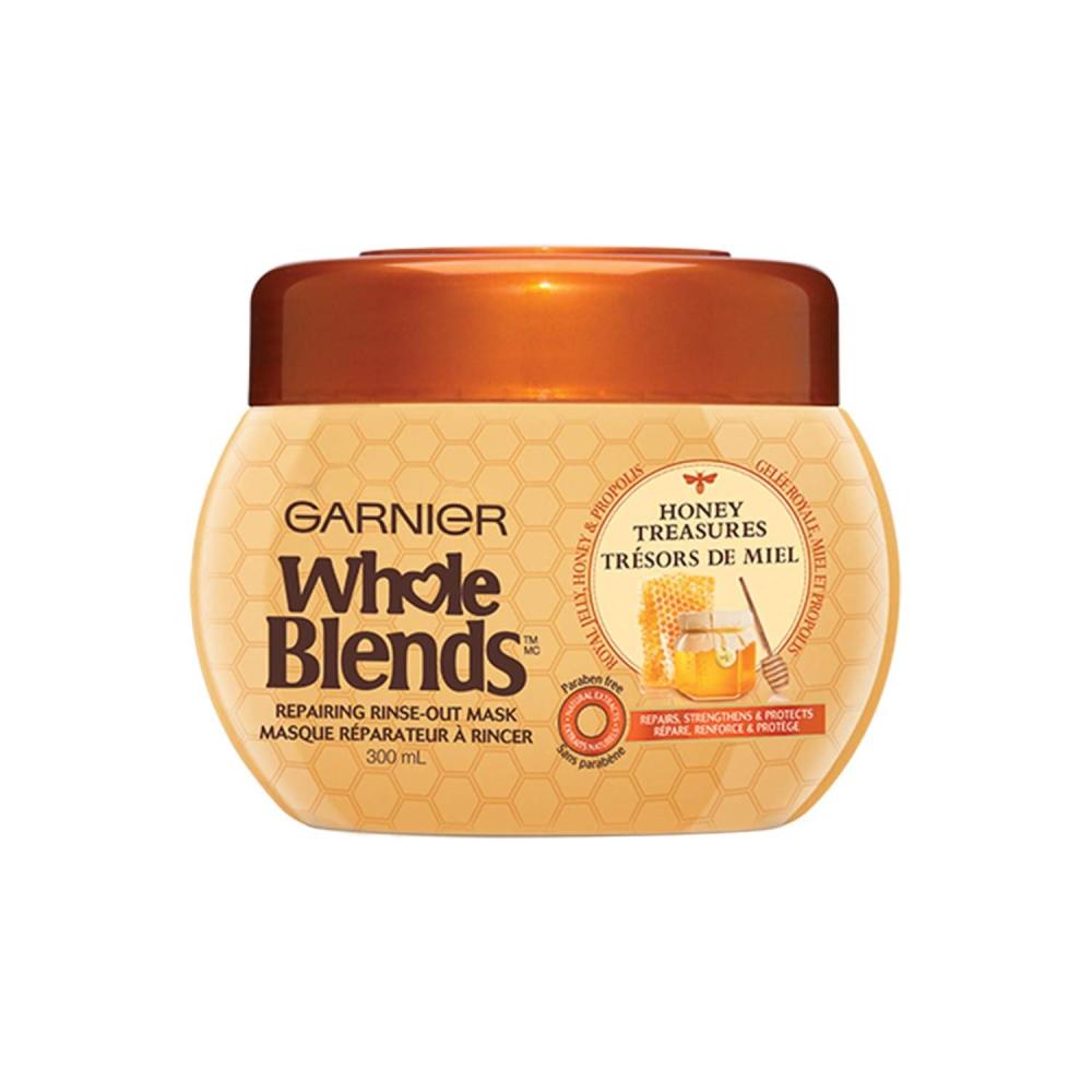 imageGarnier Whole Blends Honey Treasures Repairing Mask for Dry Damaged Hair 115 Fl Oz 2 Count Packaging May VaryAloe Vera