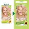 imageGarnier Hair Color Nutrisse Nourishing Creme 30 Darkest Brown Sweet Cola Permanent Hair Dye 2 Count Packaging May Vary100 ExtraLight Natural Blonde Chamomile