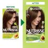 imageGarnier Hair Color Nutrisse Nourishing Creme 30 Darkest Brown Sweet Cola Permanent Hair Dye 2 Count Packaging May Vary50 Medium Natural Brown Truffle