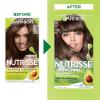 imageGarnier Hair Color Nutrisse Nourishing Creme 30 Darkest Brown Sweet Cola Permanent Hair Dye 2 Count Packaging May Vary51 Medium Ash Brown Cool Tea