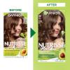 imageGarnier Hair Color Nutrisse Nourishing Creme 30 Darkest Brown Sweet Cola Permanent Hair Dye 2 Count Packaging May Vary60 Light Natural Brown Acorn