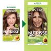 imageGarnier Hair Color Nutrisse Nourishing Creme 30 Darkest Brown Sweet Cola Permanent Hair Dye 2 Count Packaging May Vary61 Light Ash Brown Mochaccino