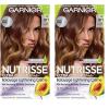 imageGarnier Hair Color Nutrisse Ultra Color Nourishing Creme PL2 Ultra Light Platinum Mascarpone Crme Permanent Hair Dye 1 Count Packaging May VaryBY1 Ultra Balayage Icing Swirl
