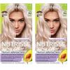 imageGarnier Hair Color Nutrisse Ultra Color Nourishing Creme PL2 Ultra Light Platinum Mascarpone Crme Permanent Hair Dye 1 Count Packaging May VaryPL2 Ultra Light Platinum Mascarpone Crme