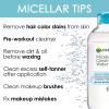 imageGarnier Micellar Water for Waterproof Makeup Hydrating Facial Cleanser ampamp Makeup Remover Suitable for Sensitive Skin Vegan Cruelty Free 135 Fl Oz 400mL 2 Count34 Fl Oz Pack of 3