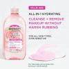 imageGarnier Micellar Water with Rose Water and Glycerin Hydrating Facial Cleanser ampamp Makeup Remover For All Skin Types Vegan Cruelty Free 135 Fl Oz 400mL 2 CountUnscented