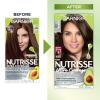 imageGarnier Nutrisse Ultra Coverage Hair Color 600 Deep Light Natural Brown Spiced Hazelnut Permanent Hair Dye Packaging May Vary500 Deep Medium Natural Brown Glazed Walnut