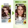 imageGarnier Nutrisse Ultra Coverage Hair Color 600 Deep Light Natural Brown Spiced Hazelnut Permanent Hair Dye Packaging May Vary600 Deep Light Natural Brown Spiced Hazelnut
