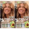 imageGarnier Nutrisse Ultra Color Nourishing Bold Permanent Hair Color Creme LC2 HiLift Dark Blonde Coconut Flan Pack of 2 Hair Dye Kit for 8 Weeks of Bold Hair Color Even on Dark BasesLC2 HiLift Dark Blonde Coconut Flan