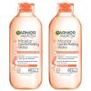 imageGarnier SkinActive Gentle Peeling Micellar Water with 1 PHA and Glycolic Acid Face Exfoliant Facial Cleanser and Makeup Remover 2 Pack