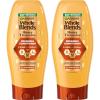 imageGarnier Whole Blends Honey Treasures Repairing Conditioner for Dry Damaged Hair 22 Fl Oz 2 Count Packaging May Vary