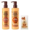 imageGarnier Whole Blends Sulfate Free Remedy Honey Treasures Replenishing Shampoo and Conditioner Set for Very Damaged Hair with Sample 12 Fl Oz 1 Kit Packaging May VaryFloral Honey