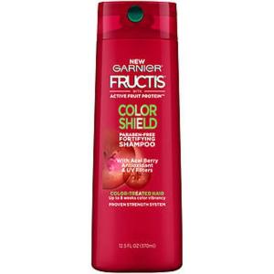 imageGarnier Fructis Color Shield Shampoo Fortifying Shampoo for Color Treated Hair Works on All Types and Shades of Hair Vegan and Paraben Free 125 fl oz Packaging May Vary125 Fl Oz Pack of 1