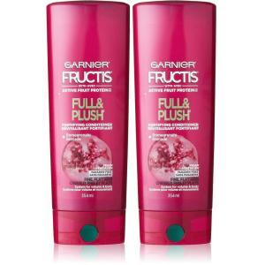 imageGarnier Fructis Full and Plush Fortifying Conditioner for Fine Flat Hair 12 Fl Oz 1 Count Packaging May Vary12 Fl Oz Pack of 2
