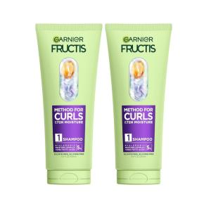 imageGarnier Fructis Method for Curls Moisture Filling Curly Hair Shampoo with up to 5 Hyaluronic Moisture Complex Designed and Tested for 2C to 4C Curls and Coils 68 fl oz