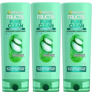 imageGarnier Fructis Pure Clean Hydrating Conditioner 12 Fl Oz 3 Count Packaging May VaryAloe Vera