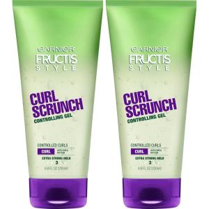 imageGarnier Fructis Style Curl Scrunch Controlling Gel for Shape ampamp Shine 68 Fl Oz 3 Count Packaging May VaryUnscented