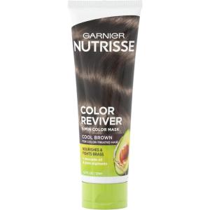 imageGarnier Hair Color Nutrisse Color Reviver 5 MIN Color Mask Vibrant Red for Color Treated Hair to Nourish ampamp Revives Vibrancy For Auburn Reds 42 Fl Oz 2 Count Packaging May VaryCool Brown