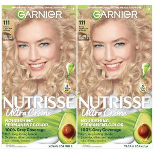 imageGarnier Hair Color Nutrisse Nourishing Creme 30 Darkest Brown Sweet Cola Permanent Hair Dye 2 Count Packaging May Vary111 ExtraLight Blonde White Chocolate