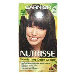imageGarnier Hair Color Nutrisse Nourishing Creme 30 Darkest Brown Sweet Cola Permanent Hair Dye 2 Count Packaging May Vary40 Dark Brown