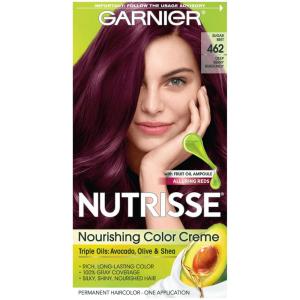 imageGarnier Hair Color Nutrisse Nourishing Creme 30 Darkest Brown Sweet Cola Permanent Hair Dye 2 Count Packaging May Vary462 Dark Berry Burgundy Sugar Beet