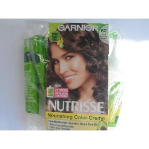 imageGarnier Hair Color Nutrisse Nourishing Creme 30 Darkest Brown Sweet Cola Permanent Hair Dye 2 Count Packaging May Vary60 Light Natural Brown