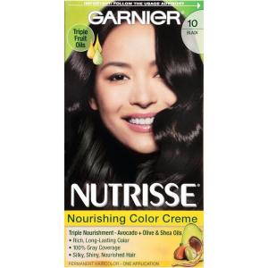 imageGarnier Hair Color Nutrisse Nourishing Creme 30 Darkest Brown Sweet Cola Permanent Hair Dye 2 Count Packaging May VaryGray