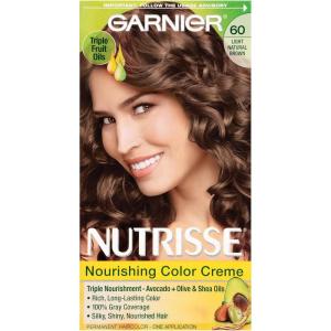 imageGarnier Hair Color Nutrisse Nourishing Creme 30 Darkest Brown Sweet Cola Permanent Hair Dye 2 Count Packaging May VaryNatural Brown