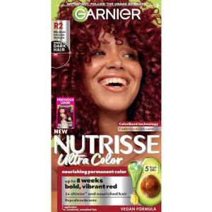 imageGarnier Hair Color Nutrisse Nourishing Creme 30 Darkest Brown Sweet Cola Permanent Hair Dye 2 Count Packaging May VaryR2 Medium Intense Auburn Goji Berry