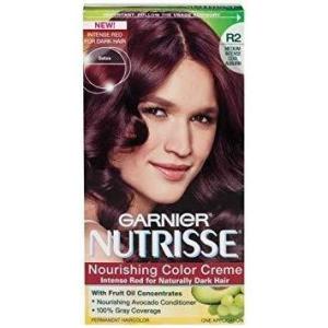 imageGarnier Hair Color Nutrisse Nourishing Creme 30 Darkest Brown Sweet Cola Permanent Hair Dye 2 Count Packaging May VaryR2 Medium Intense Cool Auburn