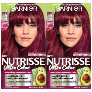 imageGarnier Hair Color Nutrisse Nourishing Creme 30 Darkest Brown Sweet Cola Permanent Hair Dye 2 Count Packaging May VaryRP1 Pink Red Cherry Flamingo
