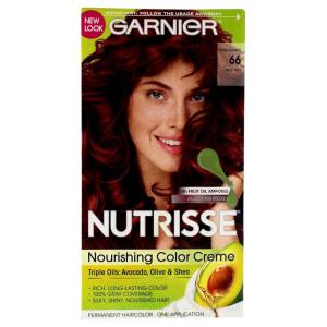 imageGarnier Hair Color Nutrisse Nourishing Creme 30 Darkest Brown Sweet Cola Permanent Hair Dye 2 Count Packaging May VaryRed