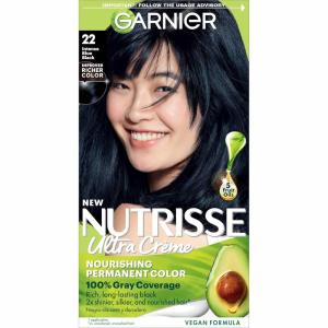 imageGarnier Hair Color Nutrisse Ultra Color Nourishing Creme RC1 Medium Intense Copper Red Terracotta Chili Permanent Hair Dye 2 Count Packaging May Vary22 Intense Blue Black