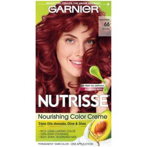 imageGarnier Hair Color Nutrisse Ultra Color Nourishing Creme RC1 Medium Intense Copper Red Terracotta Chili Permanent Hair Dye 2 Count Packaging May Vary66 True Red Pomegranate