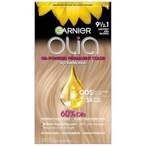 imageGarnier Hair Color Olia AmmoniaFree Brilliant Color OilRich Permanent Hair Dye 30 Darkest Brown 2 Count Packaging May Vary9 121 Lightest Ash Blonde