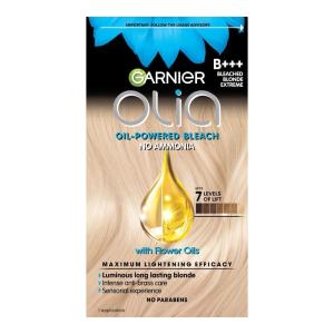 imageGarnier Hair Color Olia AmmoniaFree Brilliant Color OilRich Permanent Hair Dye 30 Darkest Brown 2 Count Packaging May VaryB Bleached Blonde Extreme