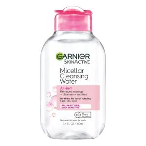 imageGarnier Micellar Cleansing Water Allin1 Makeup Remover and Facial Cleanser For All Skin Types 34 Fl Oz 100mL 1 Count Packaging May Vary