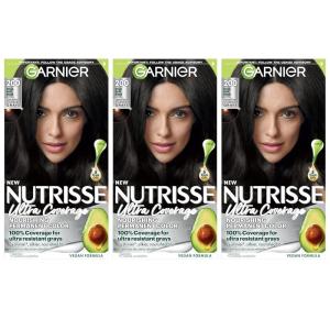 imageGarnier Nutrisse Ultra Coverage Hair Color 600 Deep Light Natural Brown Spiced Hazelnut Permanent Hair Dye Packaging May Vary200 Deep Soft Black Black Sesame