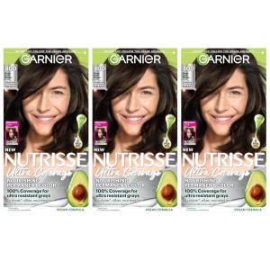 imageGarnier Nutrisse Ultra Coverage Hair Color 600 Deep Light Natural Brown Spiced Hazelnut Permanent Hair Dye Packaging May Vary400 Deep Dark Brown Sweet Pecan