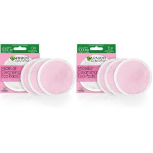 imageGarnier SkinActive Micellar Cleansing Eco Pads Reusable 3 Ultrasoft Microfiber Pads 1 Count Packaging May Vary3 Count Pack of 2