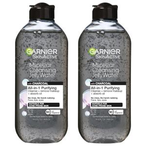 imageGarnier Skinactive Micellar Cleansing Jelly Water with Charcoal Purifying All in One Water 2 Pack