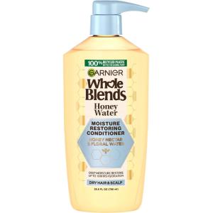 imageGarnier Whole Blends Honey Water Moisture Restoring Conditioner Hair Care for Dry Hair and Dry Scalp with Honey Nectar and Floral Water 266 Fl Oz