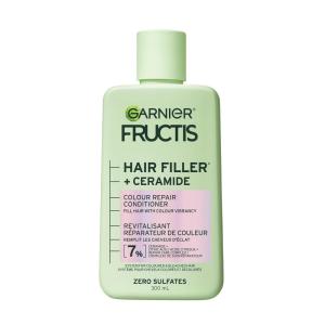 imageGarnier Fructis Hair Filler Color Repair Conditioner with Ceramide Smoothing ampamp Sulfate Free Conditioner for Colored Bleached Hair 101 Fl Oz 1 CountGar Frct Hf Ceramide Cond