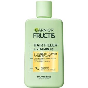 imageGarnier Fructis Hair Filler Strength Repair Conditioner with Vitamin Cg Sulfate Free Conditioner for Weak Damaged Hair 101 Fl Oz 1 Count
