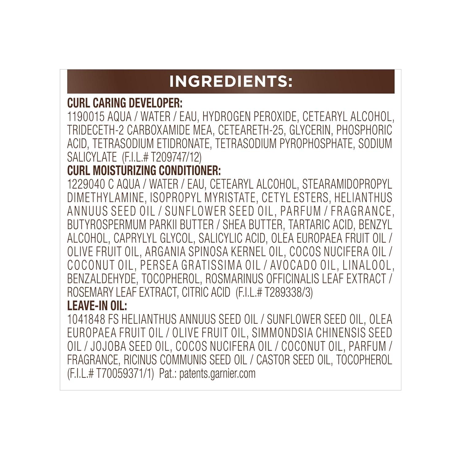 imageGarnier Nutrisse 0 Ammonia Glossy Curl Color Permanent Hair Dye for Curls Vegan Color For 100 Gray Coverage CurlProtecting Formula with Enhancing Oil CR1 Glossy Black Pack of 2