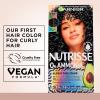 imageGarnier Nutrisse 0 Ammonia Glossy Curl Color Permanent Hair Dye for Curls Vegan Color For 100 Gray Coverage CurlProtecting Formula with Enhancing Oil CR2 Glossy Soft Black Pack of 2