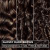 imageGarnier Nutrisse 0 Ammonia Glossy Curl Color Permanent Hair Dye for Curls Vegan Color For 100 Gray Coverage CurlProtecting Formula with Enhancing Oil CR4 Glossy Dark Brown Pack of 2